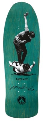 Black Label John and Jeff Forever 10.0 12XU Skateboard Deck - aqua stain - view large