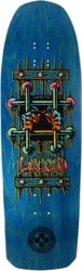 Black Label Lucero OG Bars 10.0 Cross Skateboard Deck - blue