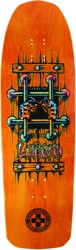 Black Label Lucero OG Bars 10.0 Cross Skateboard Deck - orange