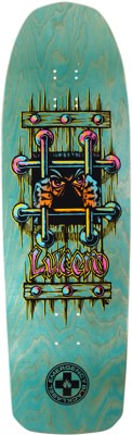 Black Label Lucero OG Bars 10.0 Cross Skateboard Deck - teal - view large