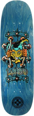 Black Label Lucero X2 9.5 Tugboat Skateboard Deck - blue - view large