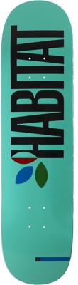 Habitat Apex Bold 8.25 Twin Tail Skateboard Deck - teal - view large