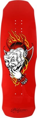 Welcome Diablo 9.75 Dark Lord Shape Skateboard Deck - red dip - view large