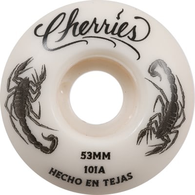 Cherries Wheels Scorpions Skateboard Wheels - white (101a) - view large