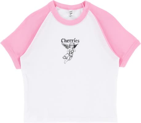 Cherries Wheels Punk Babydoll Raglan T-Shirt - pink - view large