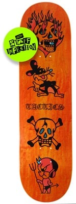 Tactics Charms Skateboard Deck - orange - view large