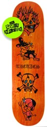 Tactics Charms Skateboard Deck - orange