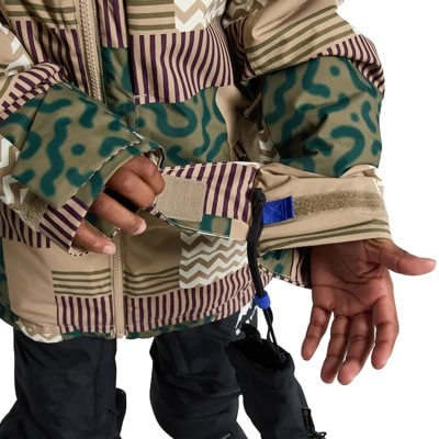 Burton patchwork jacket best sale