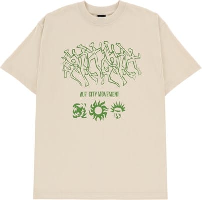 HUF Movement T-Shirt - stone - view large