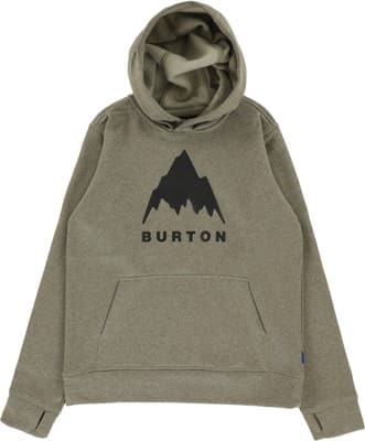 Burton Kids Oak Pullover Hoodie - forest moss heather - view large