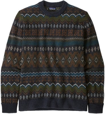 Patagonia Recycled Wool Sweater - helmsman: smolder blue - view large