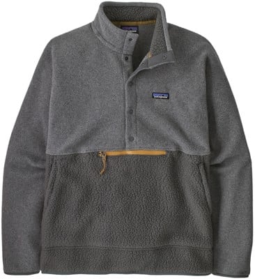 Patagonia Retro Pile Half-Snap Pullover - forge grey - view large