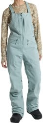 Burton Women's Reserve Stretch 2L Bib Pants - petrol green