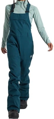 Burton Women's Avalon Stretch 2L Bib Pants - deep emerald - view large