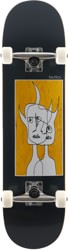 Tactics Devil Face 8.0 Complete Skateboard - yellow