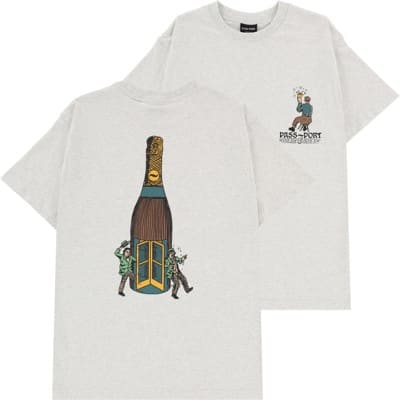 Passport Wine Em' T-Shirt - ash - view large