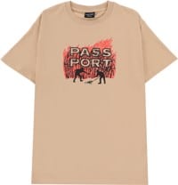 Passport Brush Fire T-Shirt - sand