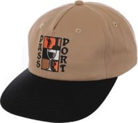 Passport Dine Em' Workers Snapback Hat - black/sand