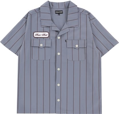 Passport Striped Casual S/S Shirt - light blue - view large