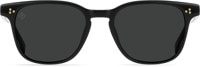 RAEN Alvez 50mm Polarized Sunglasses - recycled black/smoke polarized lens