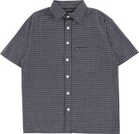 Passport Workers Check S/S Shirt - navy