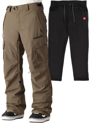 686 Smarty 3-In-1 Cargo Pants - tobacco - view large