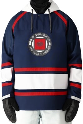 686 Waterproof Slapshot Hoodie - navy colorblock - view large