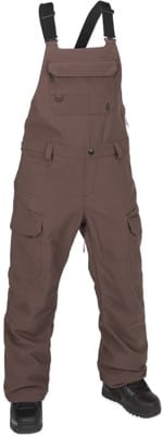 Volcom Women's Creston 3D Stretch Bib Overall Insulated Pants - mahogany - view large