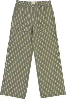 Brixton Women's Vintage Military Lw Pants - olive surplus/white cap pinstripe - view large