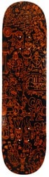 Cafe Ethan 8.25 Skateboard Deck - orange