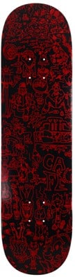 Cafe Ethan 8.25 Skateboard Deck - red - view large