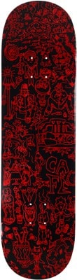 Cafe Ethan 8.5 Skateboard Deck - red - view large