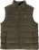 Patagonia Reversible Cotton Down Vest Jacket - basin green - inside