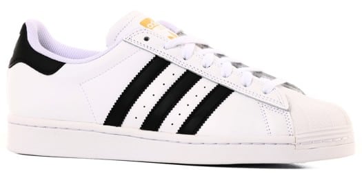 Adidas Superstar ADV Skate Shoes - footwear white/core black/footwear white - view large