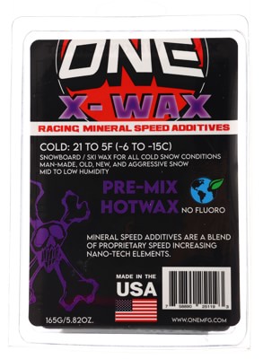 One MFG X-Wax Pre-Mix 165g Snowboard Wax - cold - view large