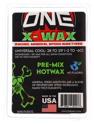 One MFG X-Wax Pre-Mix 165g Snowboard Wax - cool/all temp - view large