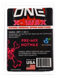 One MFG X-Wax Pre-Mix 165g Snowboard Wax - warm