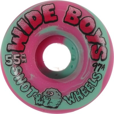 Snot Wide Boys Skateboard Wheels - ice blue/pink swirl (97a) - view large