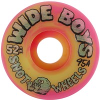 Snot Wide Boys Skateboard Wheels - yellow/pink swirl (95a)