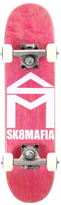 SK8MAFIA House Logo 6.0 Micro Complete Skateboard - pink stain - view large