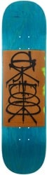 GX1000 Raw 8.25 Skateboard Deck - teal