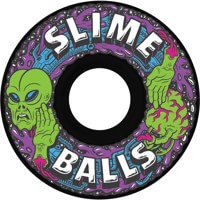 Slime Balls Alien Mini OG Slime Cruiser Skateboard Wheels - black (78a)