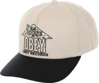 Obey House Of Obey Snapback Hat - unbleached multi