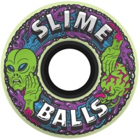 Slime Balls Alien OG Slime Cruiser Skateboard Wheels - glow in the dark (78a)