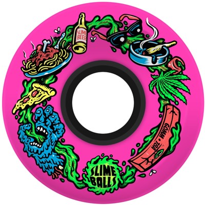 Slime Balls Scarf Balls OG Slime Cruiser Skateboard Wheels - pink (78a) - view large