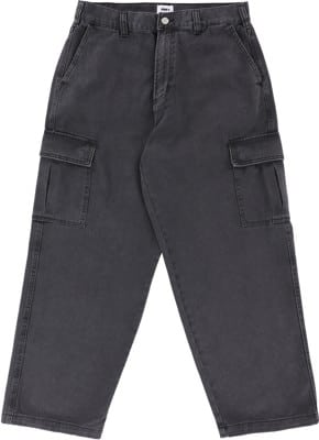 Obey Bigwig Cargo Jeans - black faded wash - view large