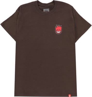 Spitfire Lil Bighead Fill T-Shirt - dark chocolate/red-white-black - view large