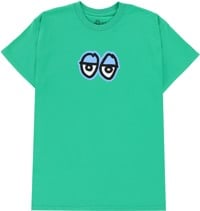 Krooked Eyes LG T-Shirt - kelly green/blue