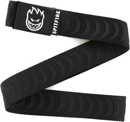 Spitfire Bighead Crescent Jacquard Belt - black/white - view large