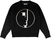 Welcome Bauhaus Emblem Knit Sweater - black